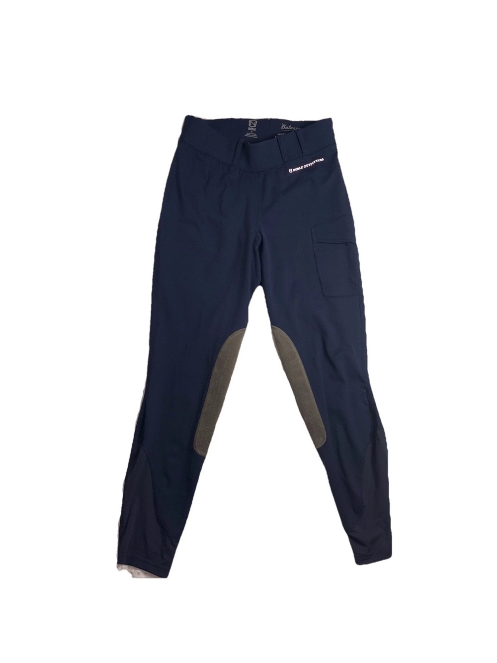 Noble Outfitters Navy Riding Tights M Knee Patch Equestrian Leggings